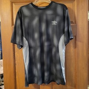 Black+gray Umbro T-shirt